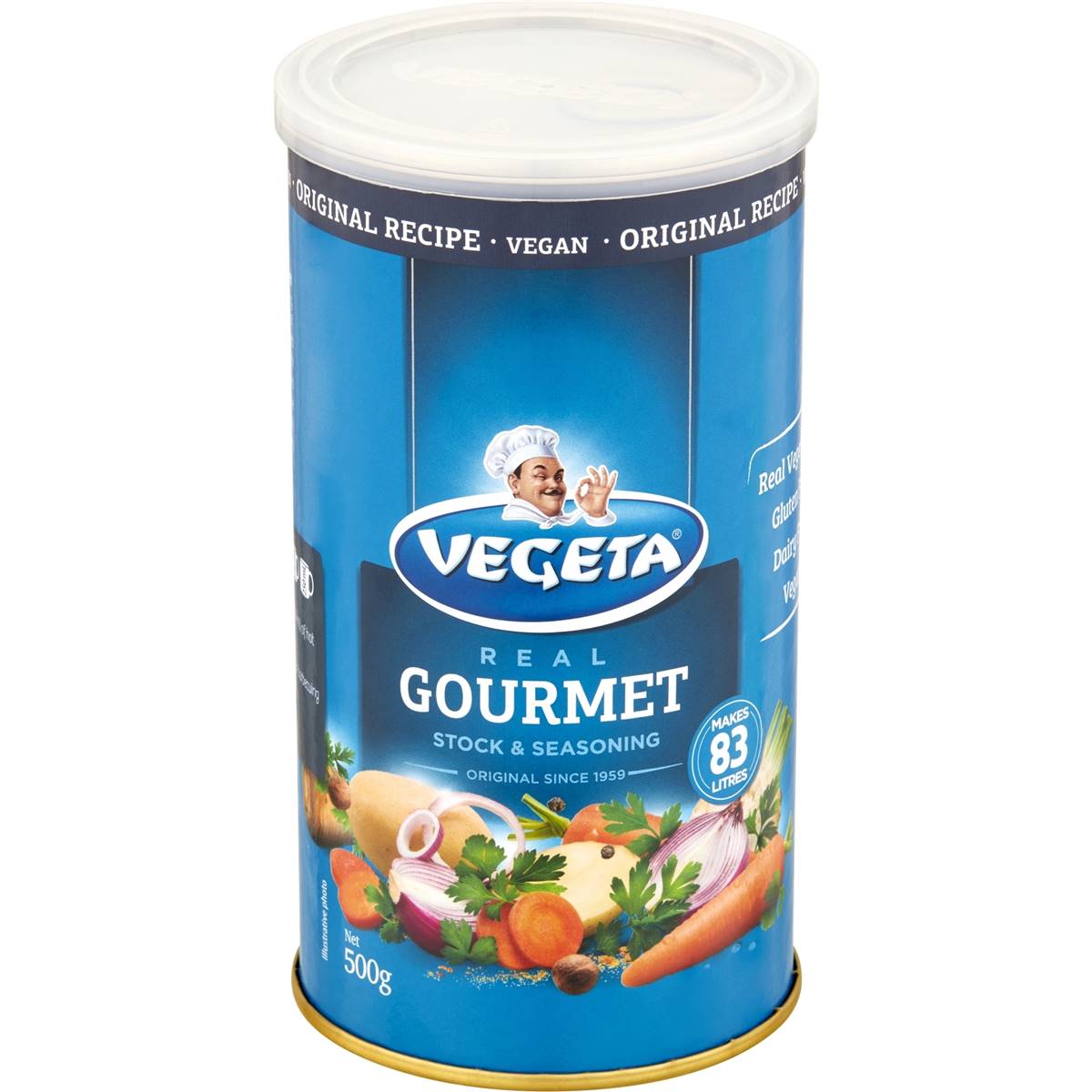Calories in Podravka Vegeta Vegetable Gourmet Stock Powder