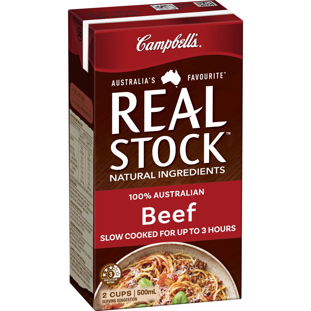 Campbell's Real Stock Beef 500mL – Woolworths