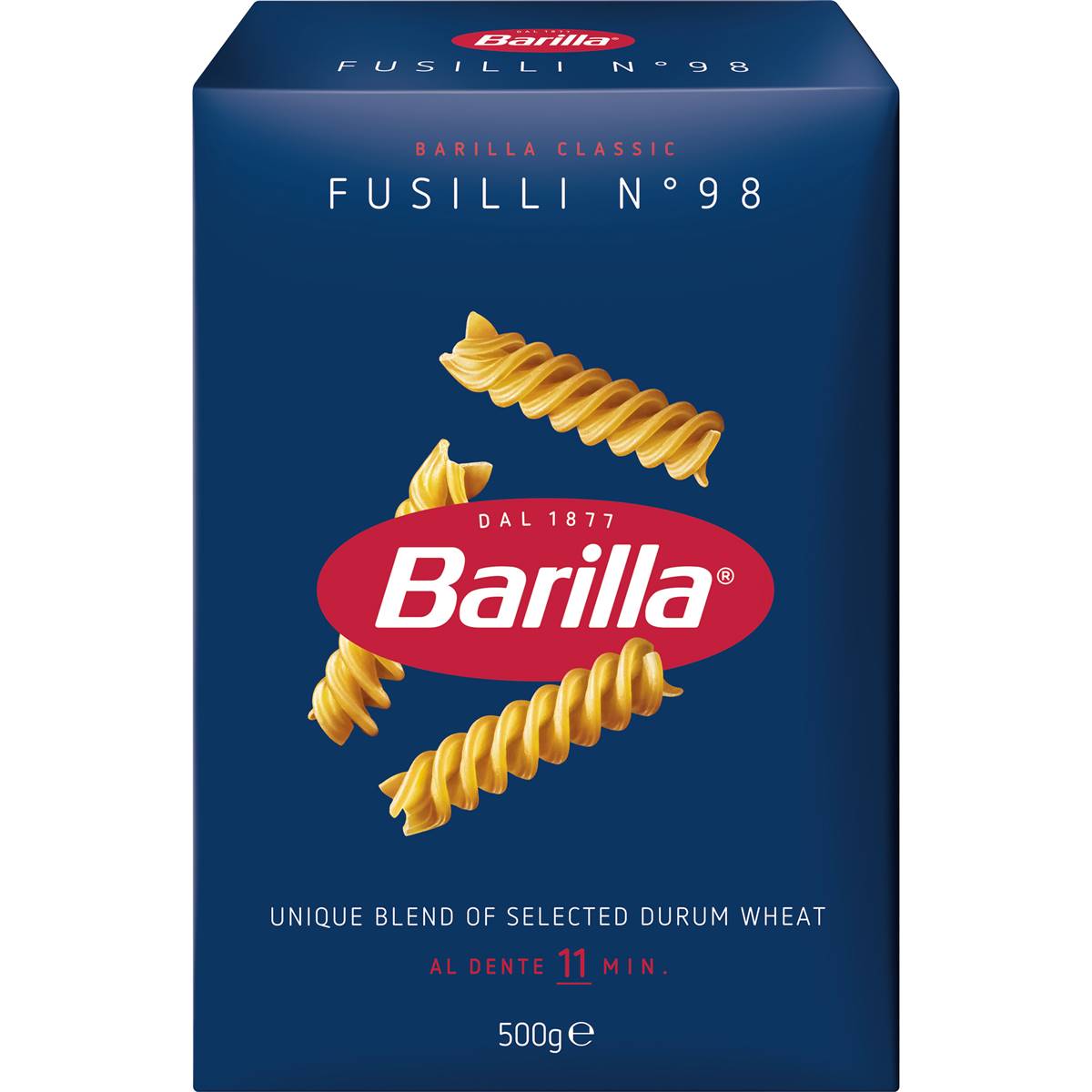 Calories in Barilla Pasta Fusilli Pasta No 98