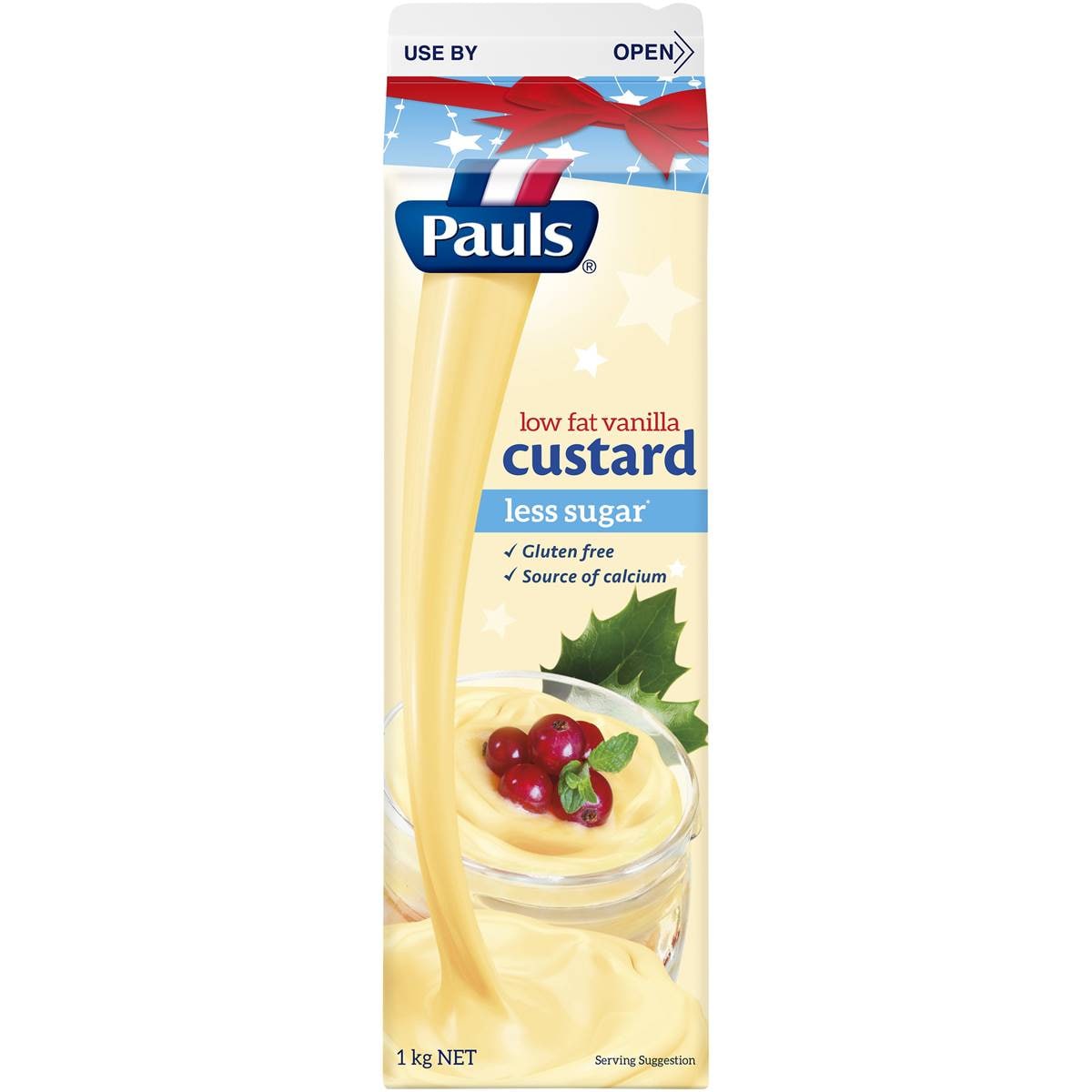 Calories in Pauls Custard Low Fat Vanilla calcount