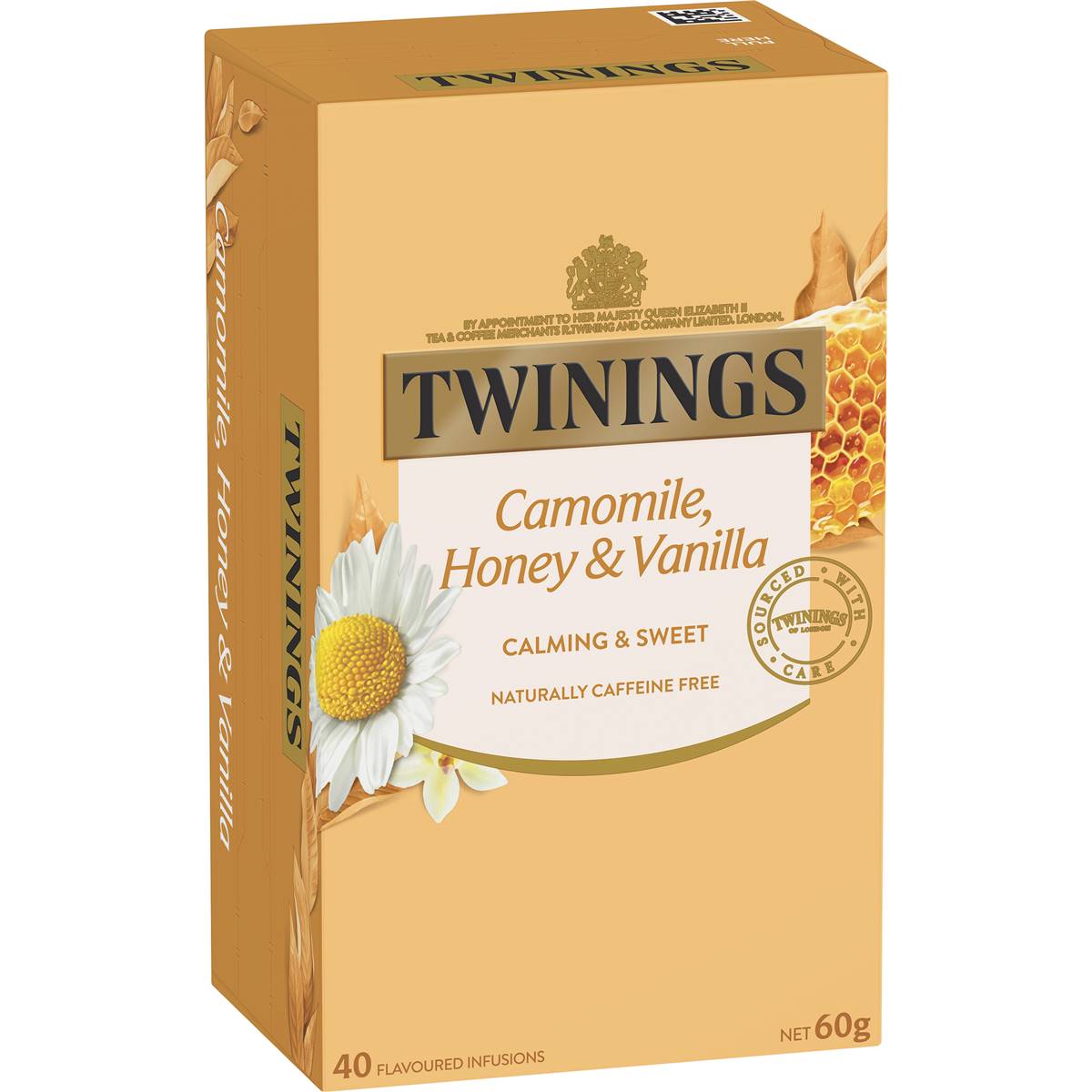 Calories in Twinings Camomile, Honey & Vanilla Herbal Tea Bags