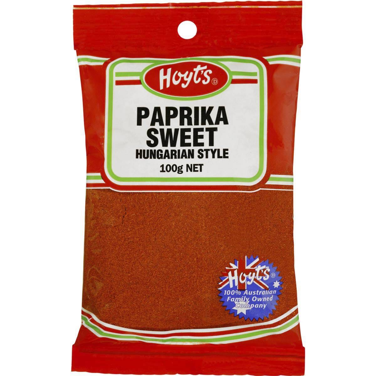 Calories in Hoyts Paprika Sweet Calorie Counter Australia