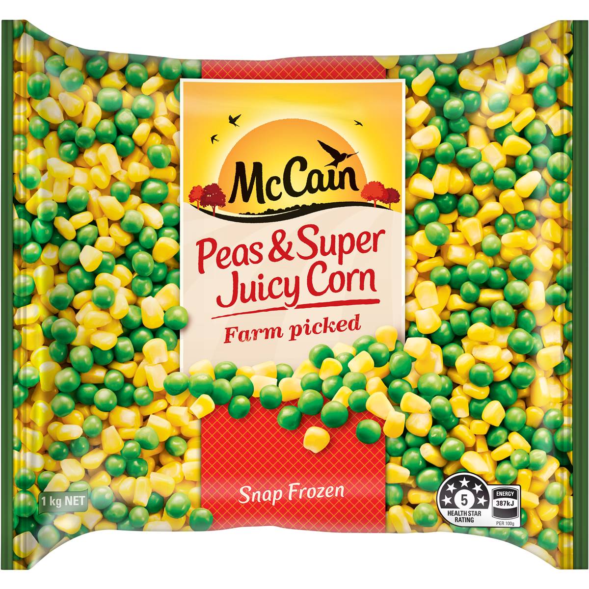 Calories in Mccain Mixed Vegetables Peas & Super Sweet Corn calcount