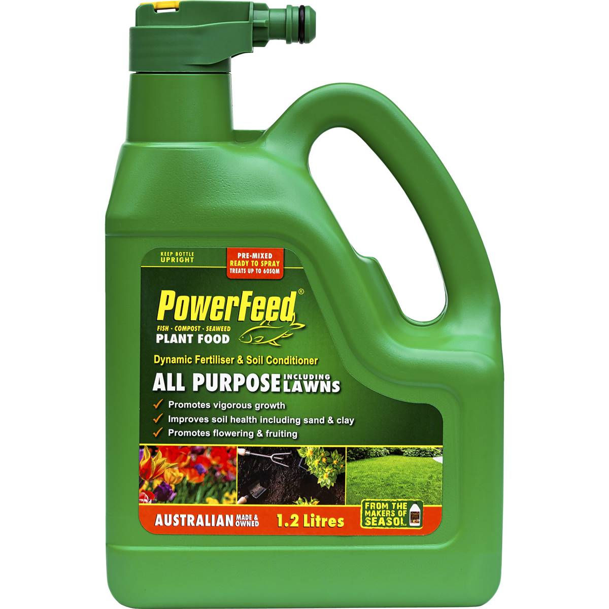 Seasol Powerfeed All Purpose Plant Fertiliser Hose On 1.2L