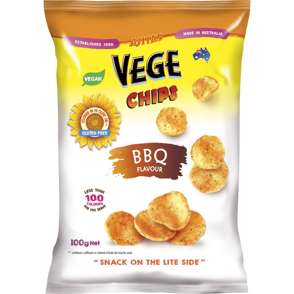 Calories in Vege Chips Barbeque