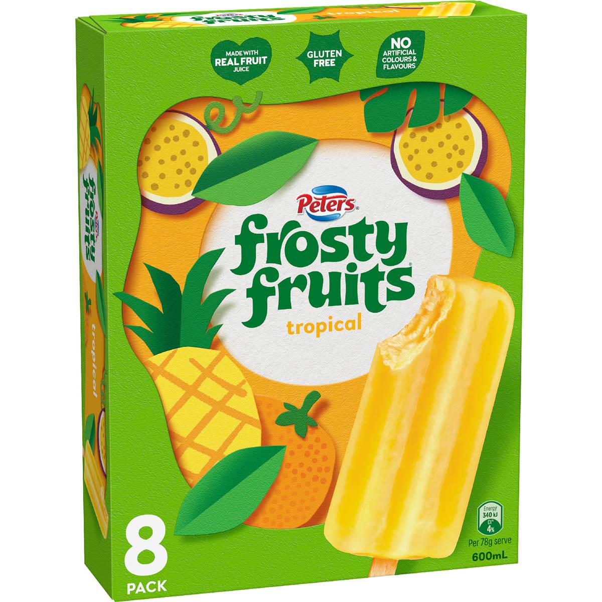 Peters Frosty Fruits Tropical 8 pack