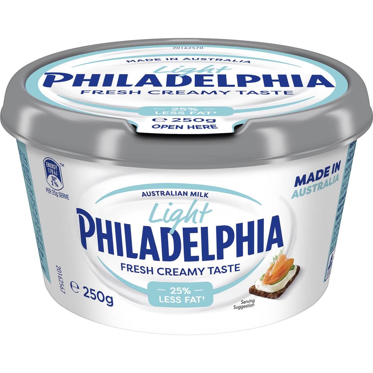 Calories in Philadelphia Light Cream Cheese Spread Tub calcount