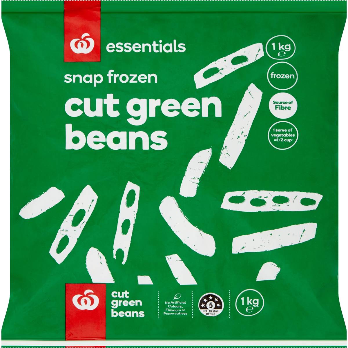 Essentials Frozen Cut Green Beans