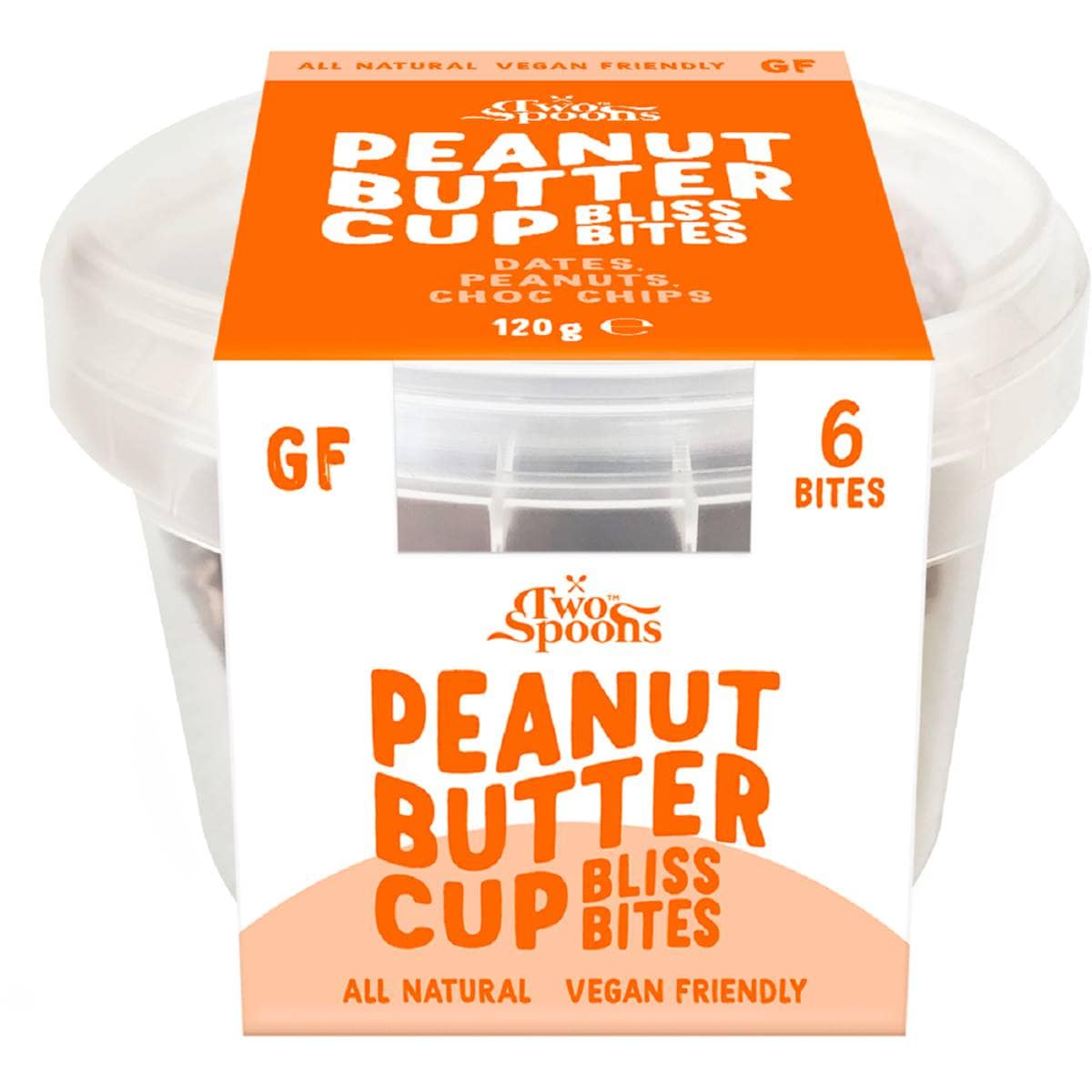 Calories in Two Spoons Peanut Butter Cup Bliss Bites calcount
