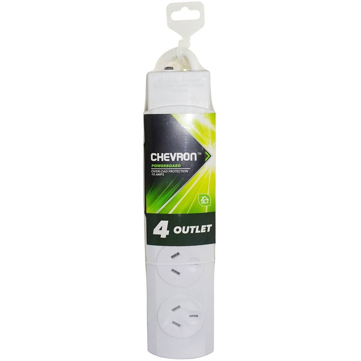 Chevron 4 Outlet Powerboard