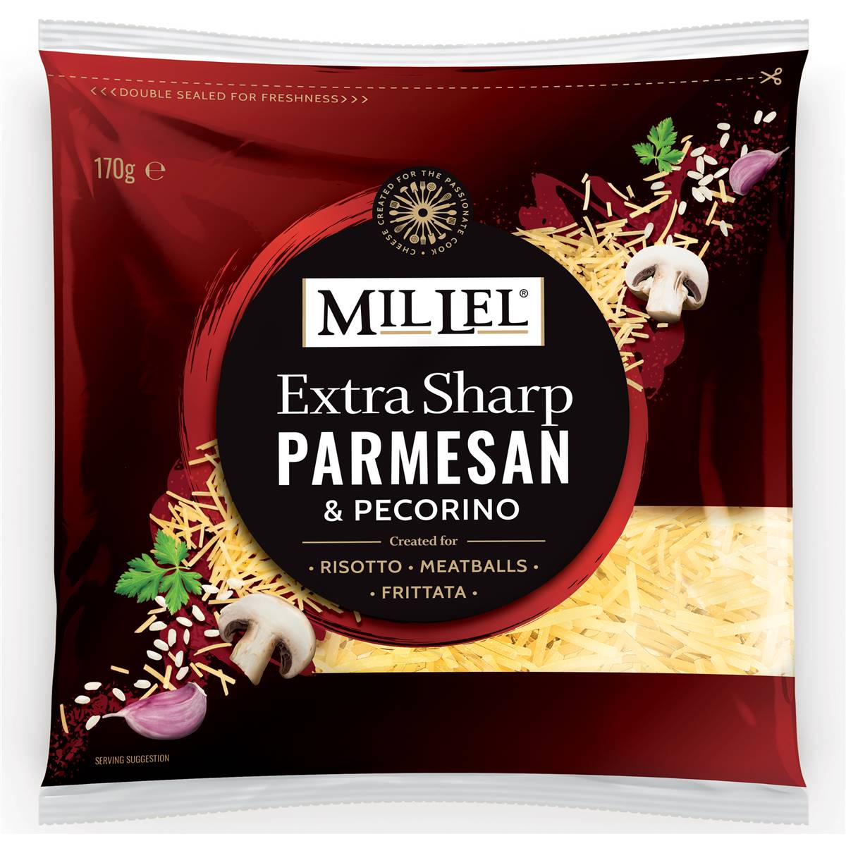 Calories in Mil Lel Parmesan Cheese Calorie Counter Australia