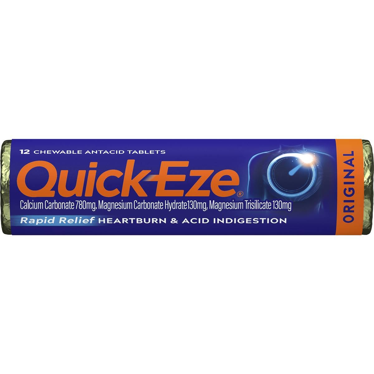 Quick-Eze Antacid Tablets Original Rapid Relief