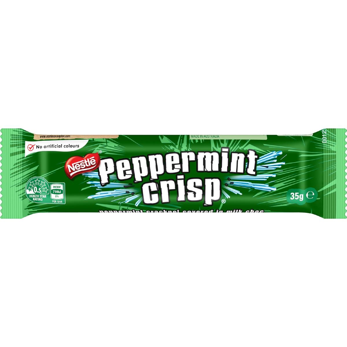 Nestle Peppermint Crisp Milk Chocolate Bar 35g
