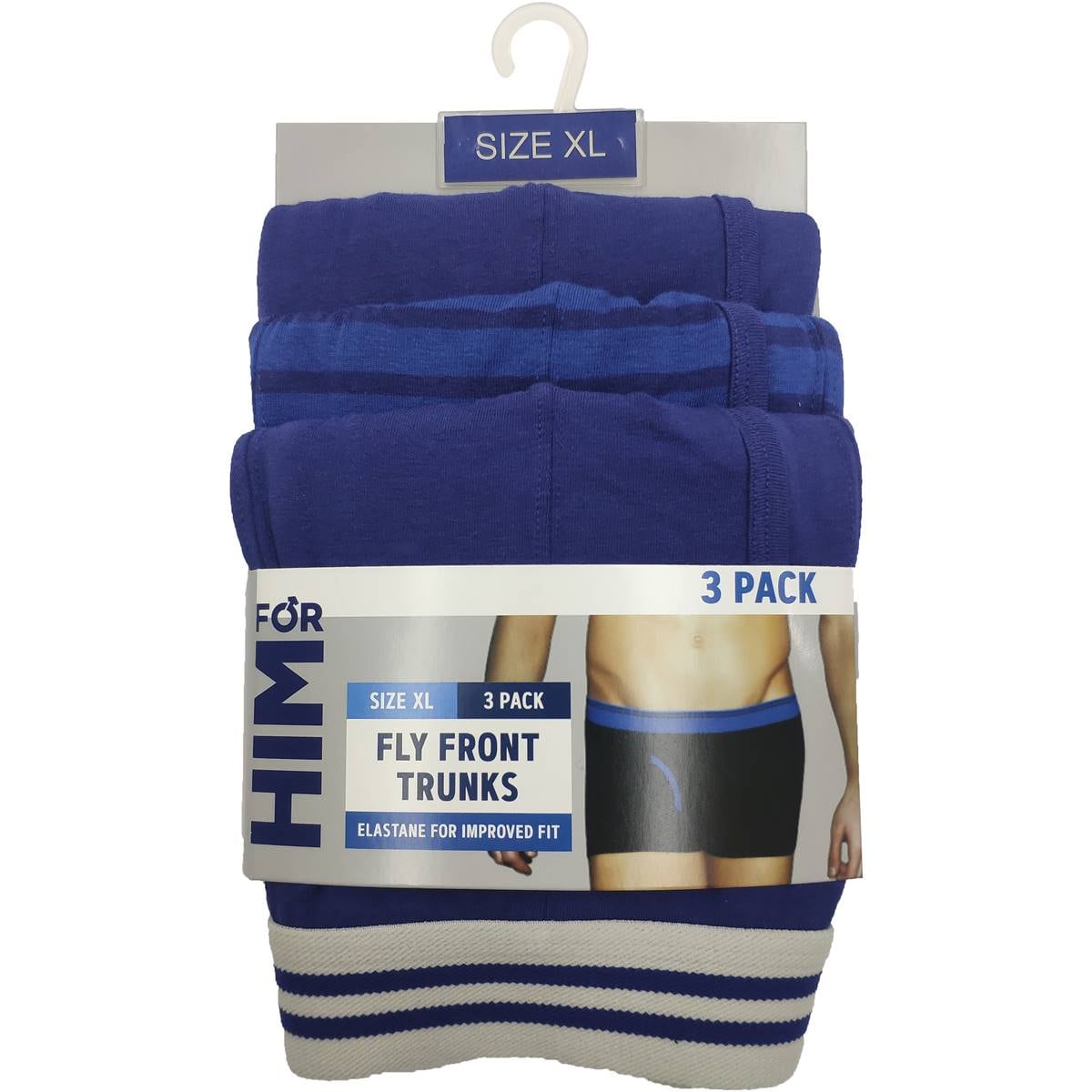 For Him Fly Front Trunks XLarge Assorted