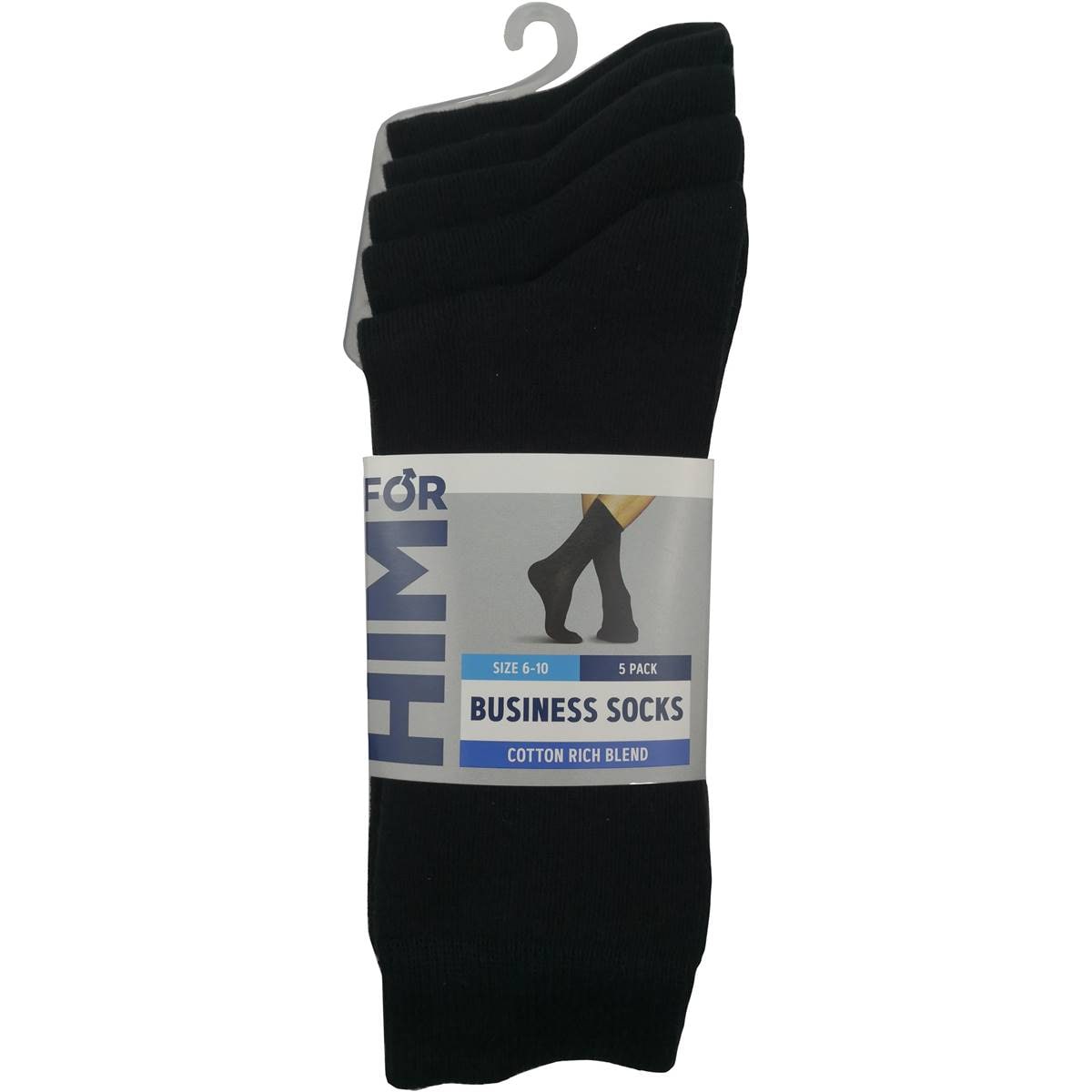 For Him Business Socks Size 6-10
