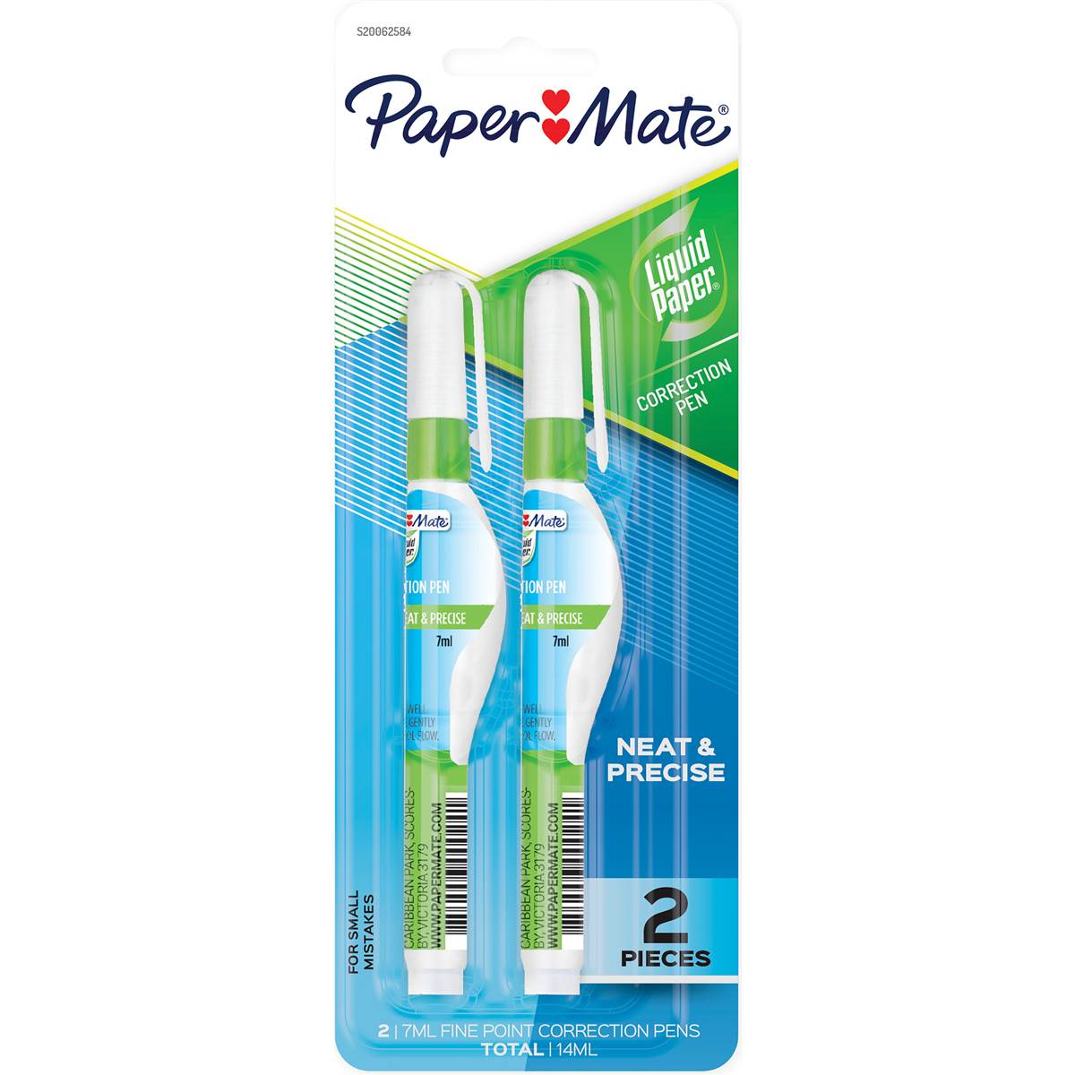 Paper Mate Liquid Paper White Out Correction Pens