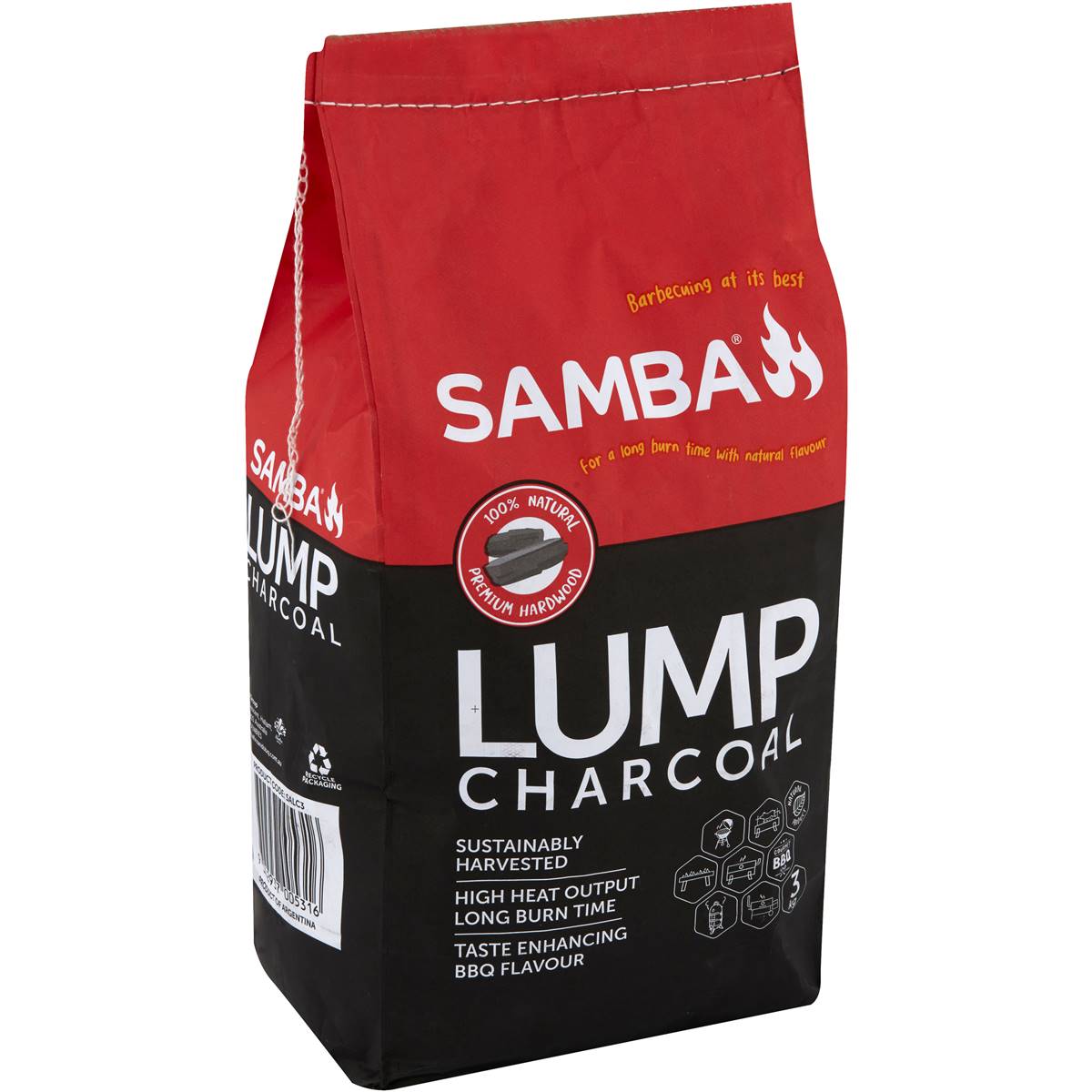 Samba Lump Charcoal Bbq Fuel