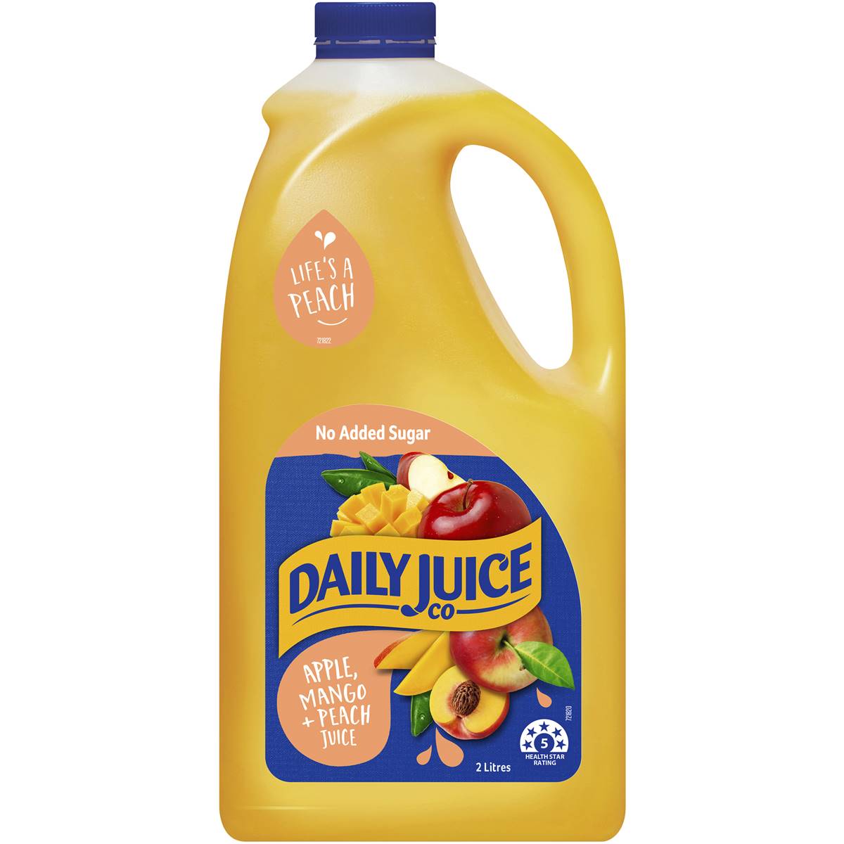 Calories in Daily Juice Apple Mango & Peach Juice calcount