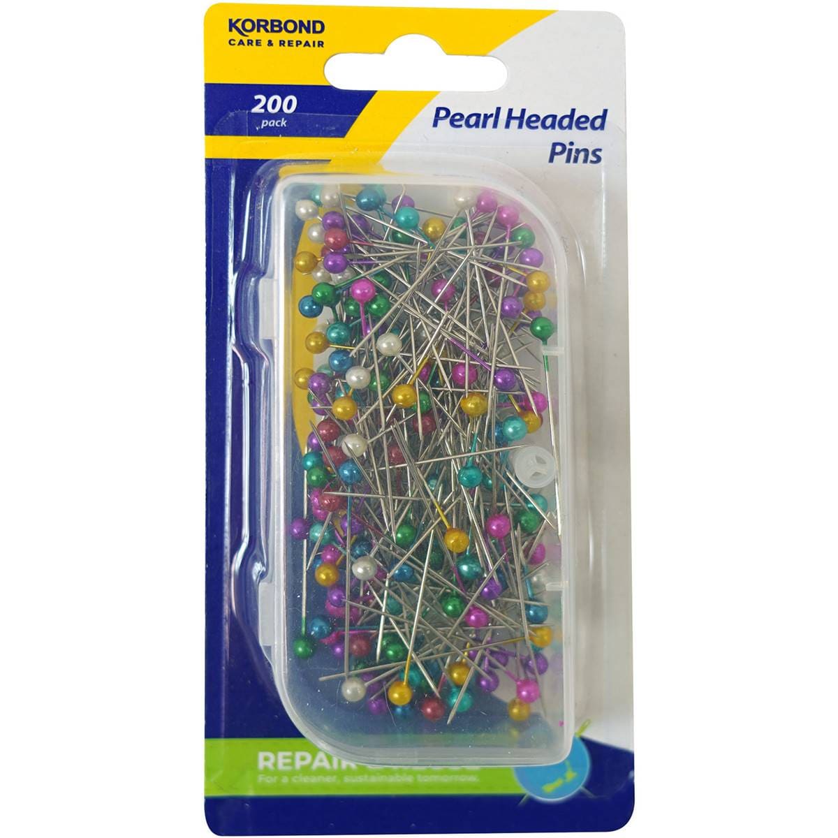 Korbond Pearl Headed Pins