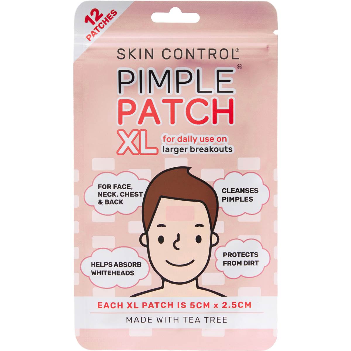 Skin Control Pimple Patches XL 12 pack