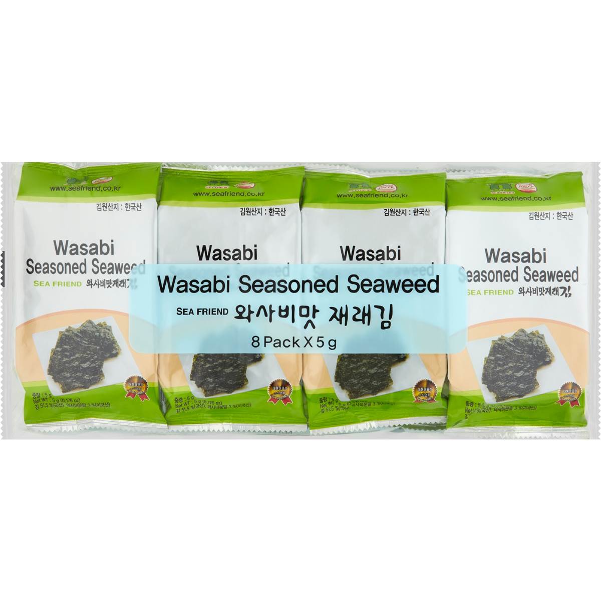 Sea Friend Wasabi Seasoned Seaweed