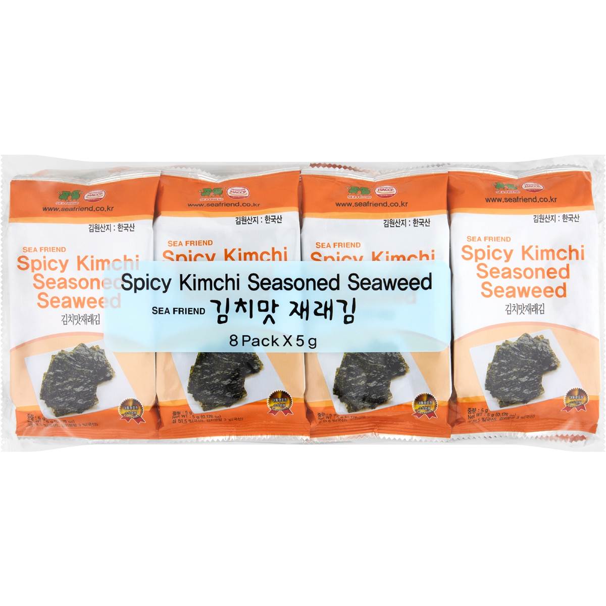 Sea Friend Spicy Kimchi Seasoned Seaweed