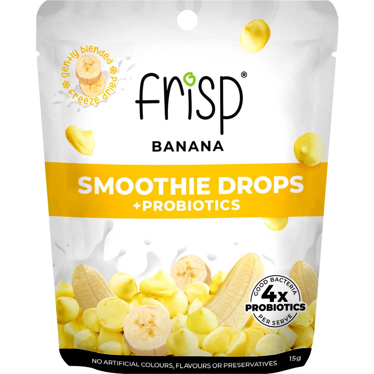 Frisp Smoothie Drops + Probiotics Banana