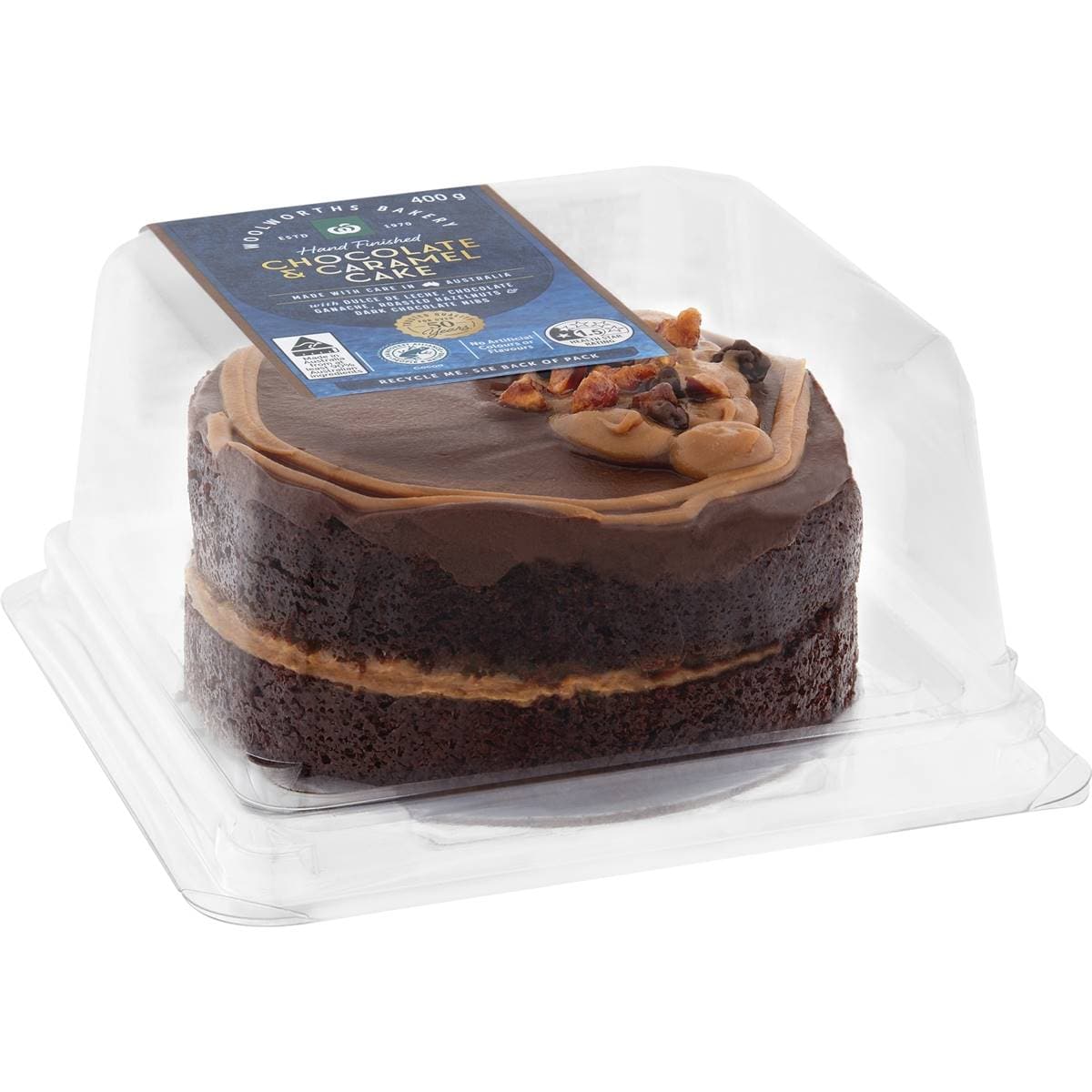 Woolworths Indulgent Chocolate & Caramel Cake