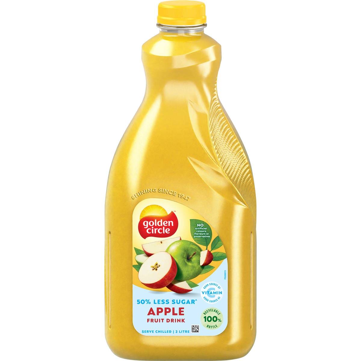 Calories in Golden Circle Apple Juice 50 Less Sugar Fruit Juices calcount