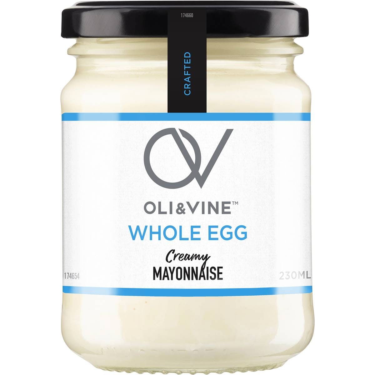 Calories in Oli & Vine Premium Whole Egg Creamy Mayonnaise calcount