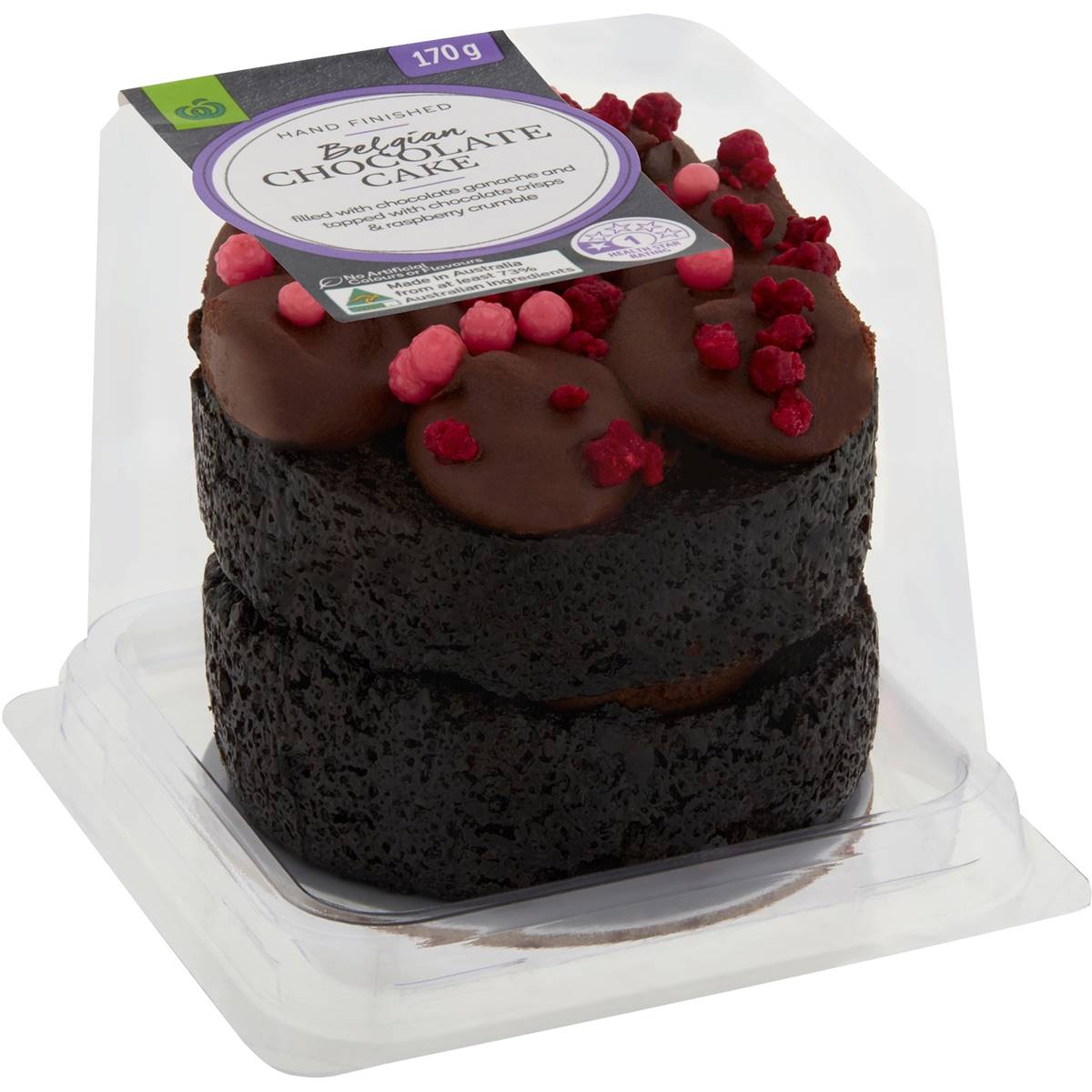 Calories in Woolworths Belgian Chocolate Layer Cake calcount