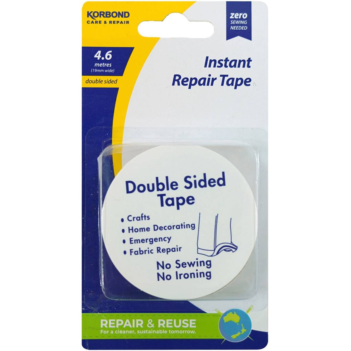 Korbond Instant Repair Double Sided Tape 4.6M