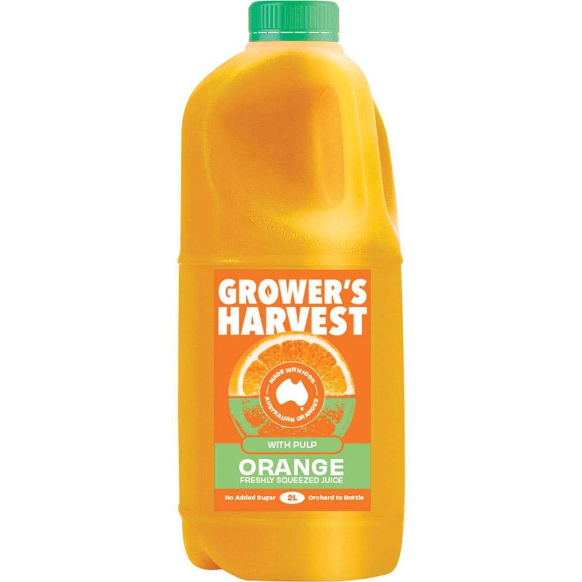 Grower's Harvest Freshly Squeezed Orange Juice With Pulp