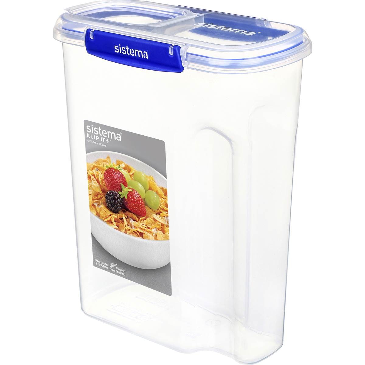 Sistema Klip It Plus Cereal Food Container 4.2L each