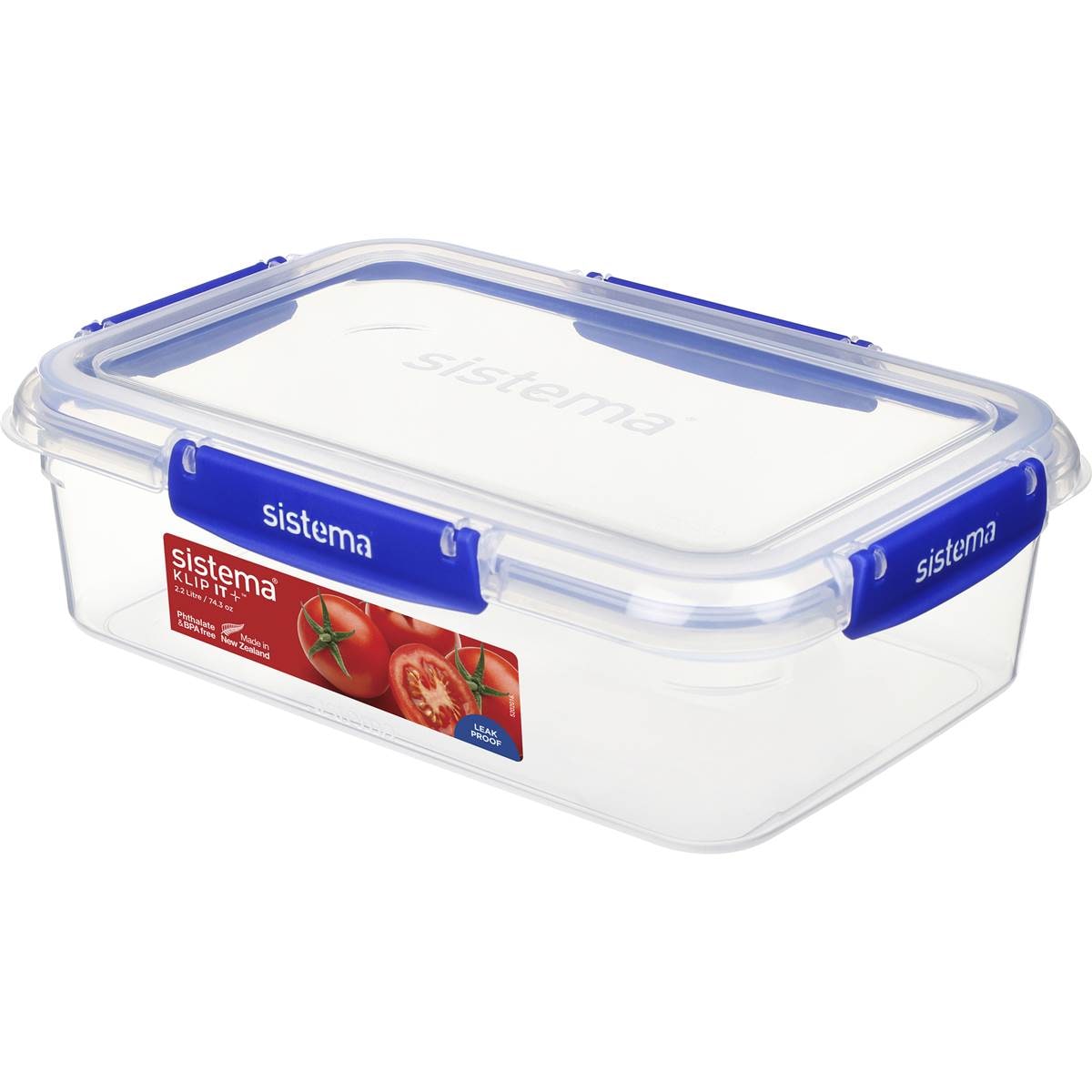 Sistema Klip It Plus Rectangle Food Container 2.2L each
