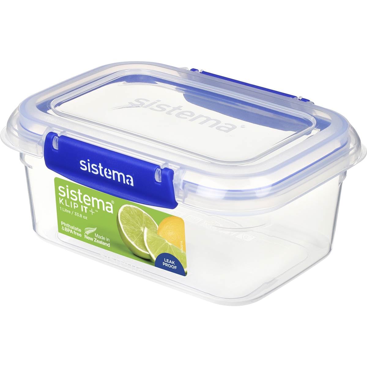 Sistema Klip It Plus Rectangle Food Container 1L each