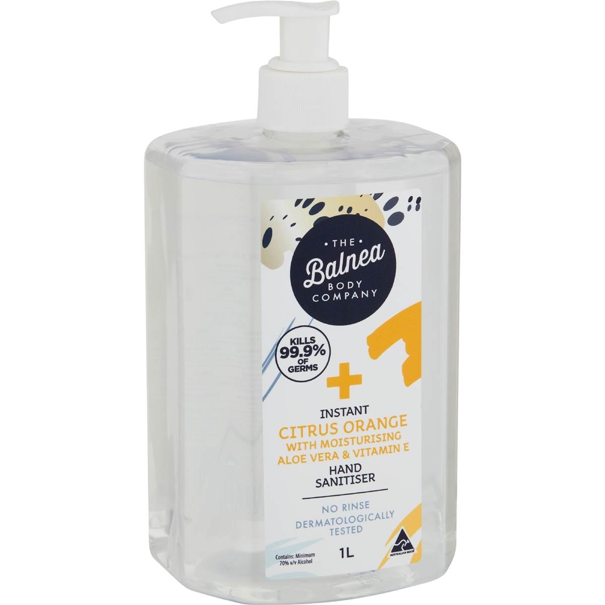 The Balnea Body Company Citrus Orange Hand Sanitiser