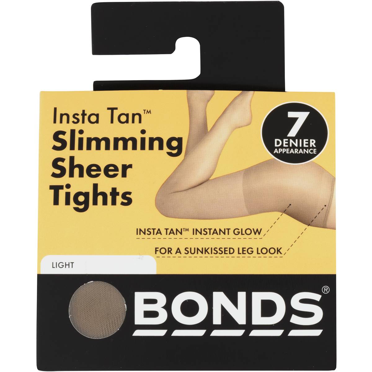 Bonds Insta Tan Slimming Sheer Tights Light XL
