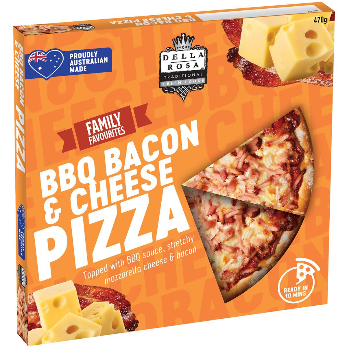 Calories in Della Rosa Bbq Meatlovers Family Pizza calcount