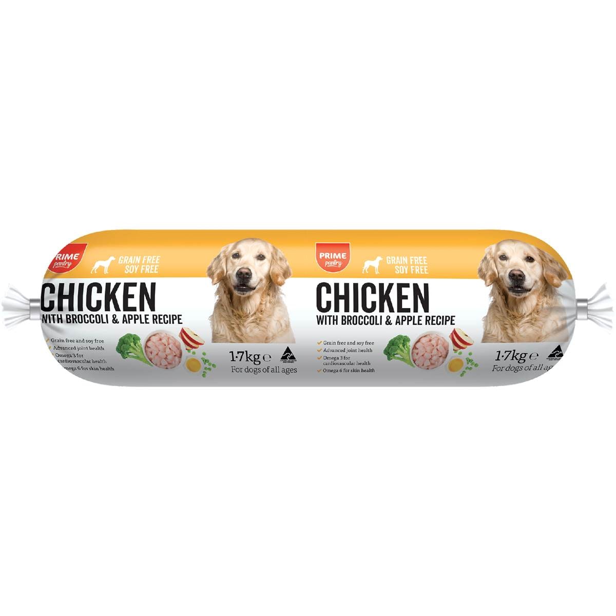 Prime Pantry Chicken With Broccoli & Apple Chilled Dog Roll