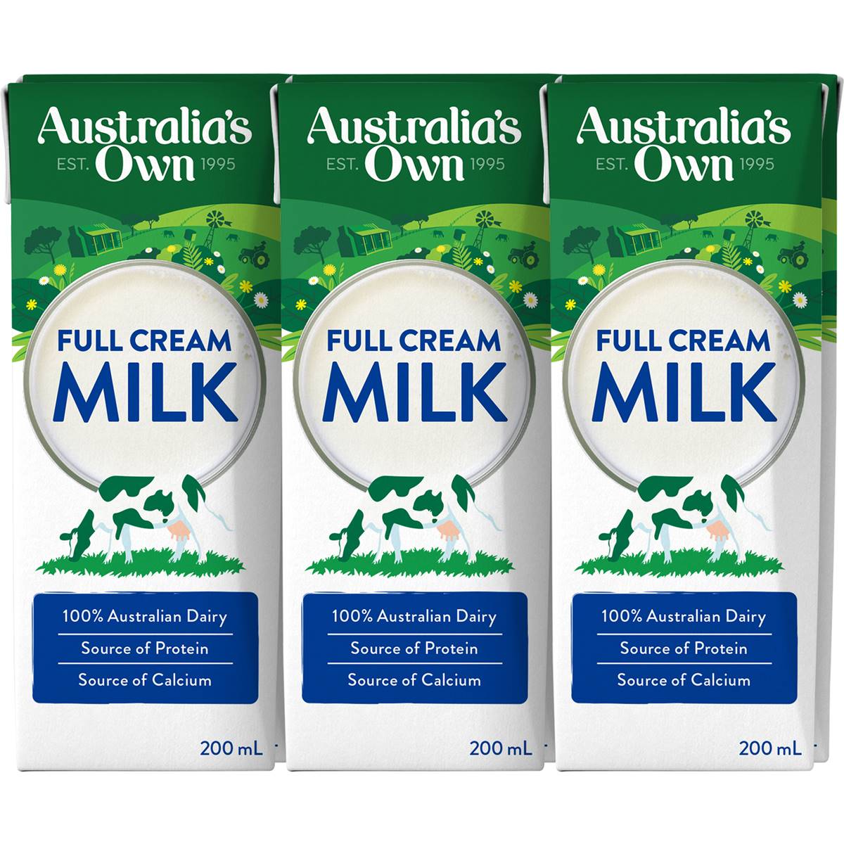 Calories in Australia's Own Full Cream Uht Milk calcount