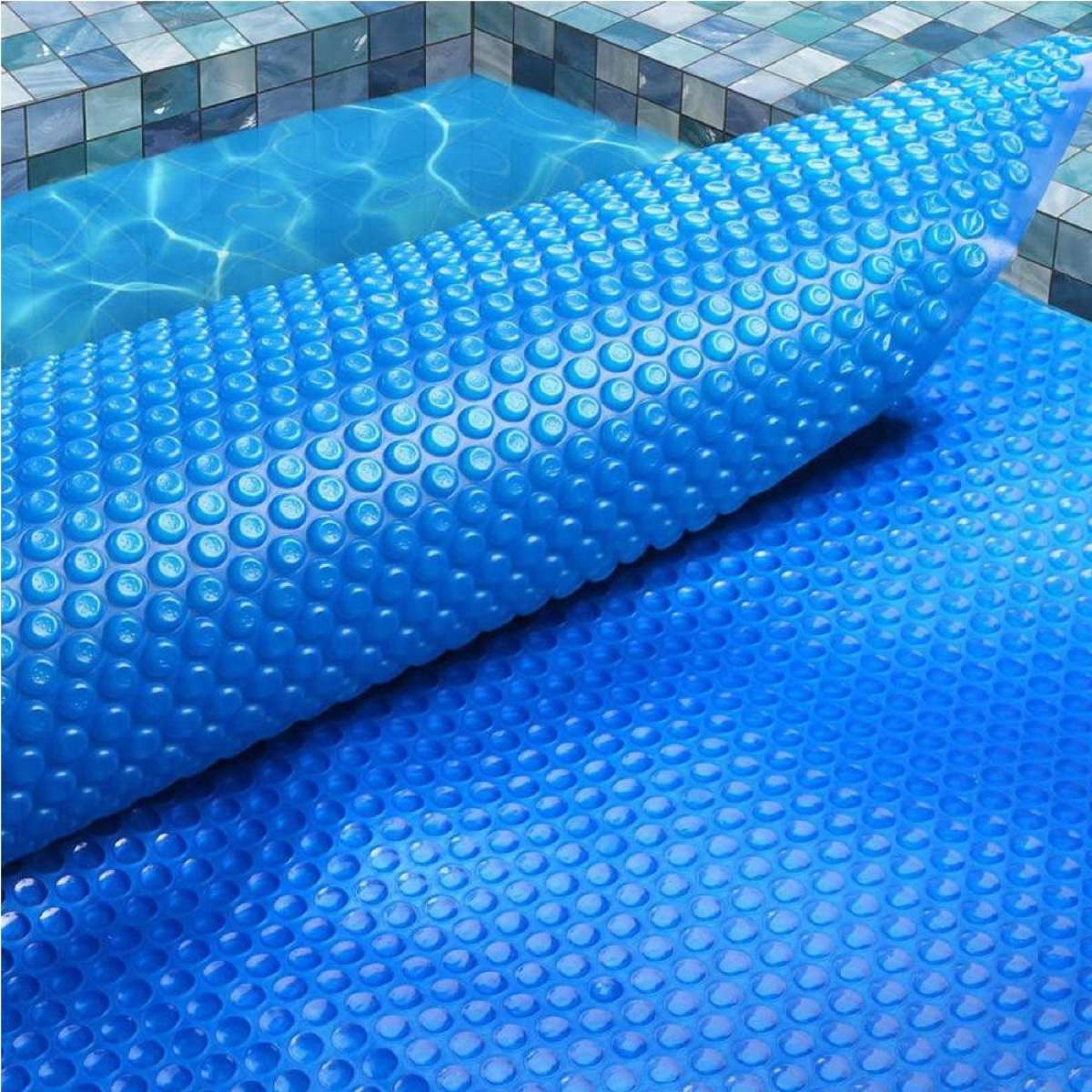 10x4m Aqua Buddy Pool Cover 500 Micron Swimming Pool Solar Blanket Blue