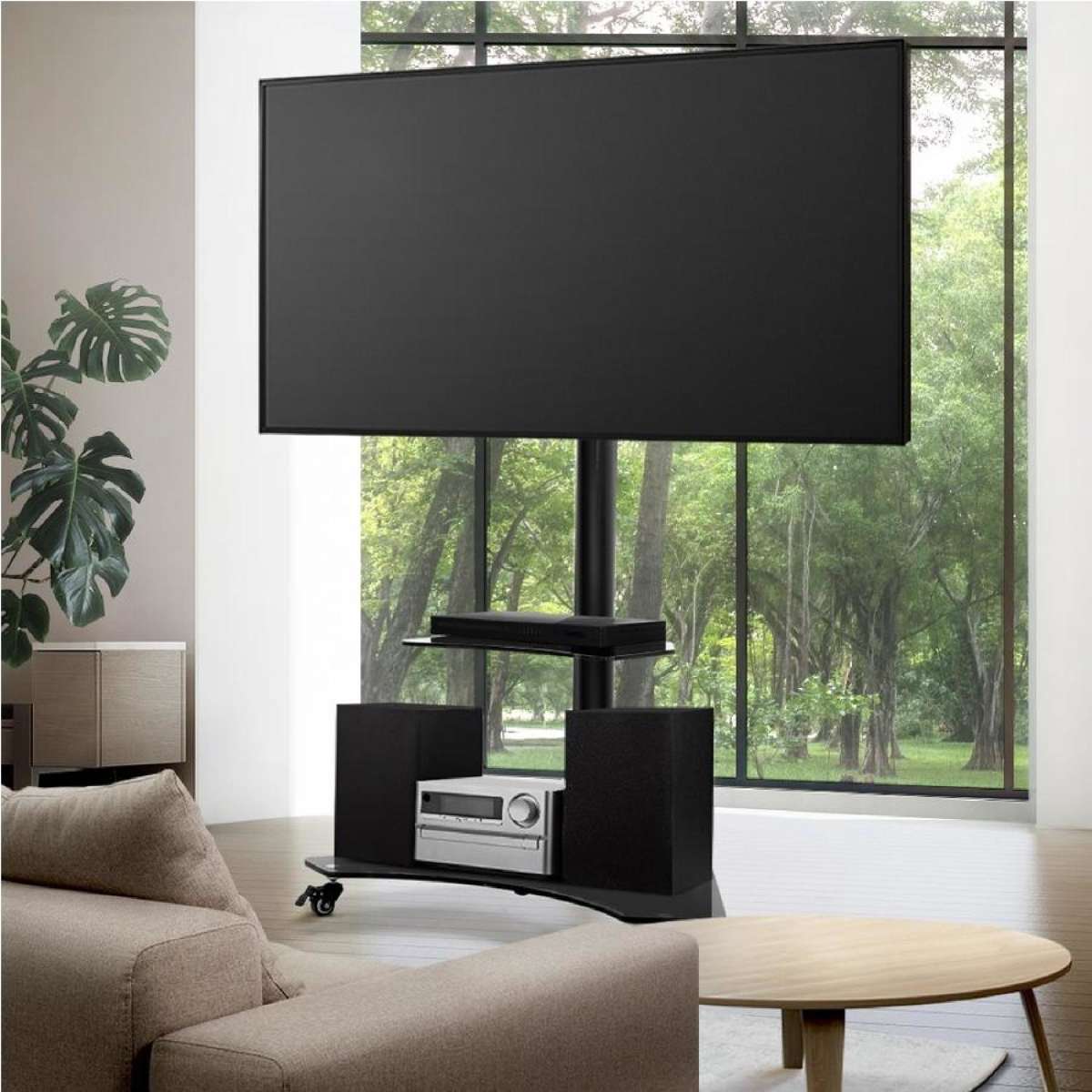 32-70 Inch Artiss Mobile TV Stand Mount Bracket