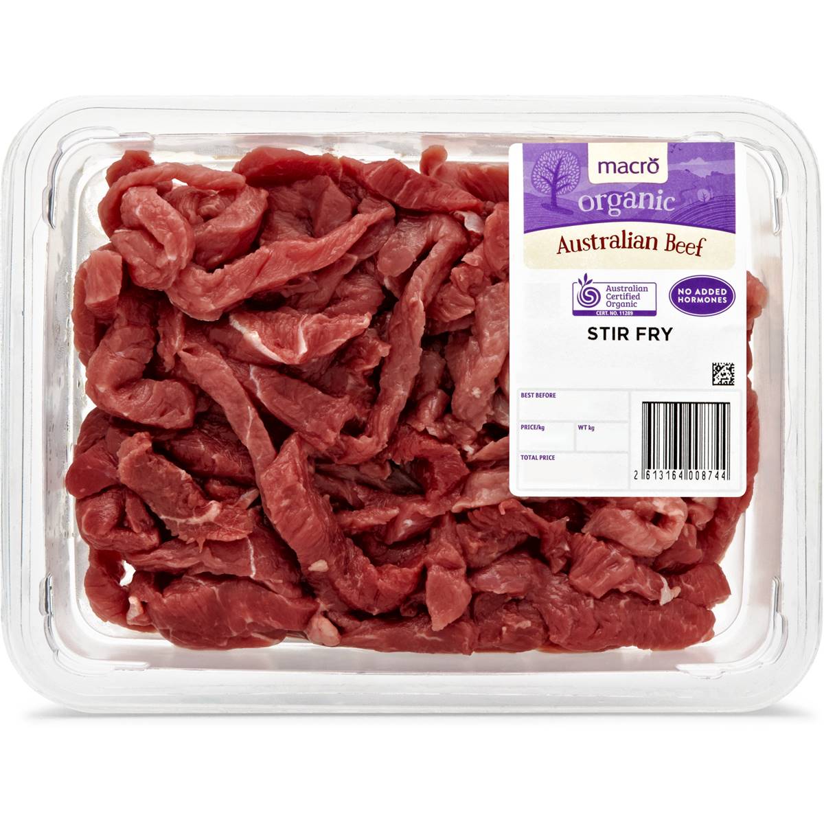 Calories in Macro Organic Beef Stir Fry calcount