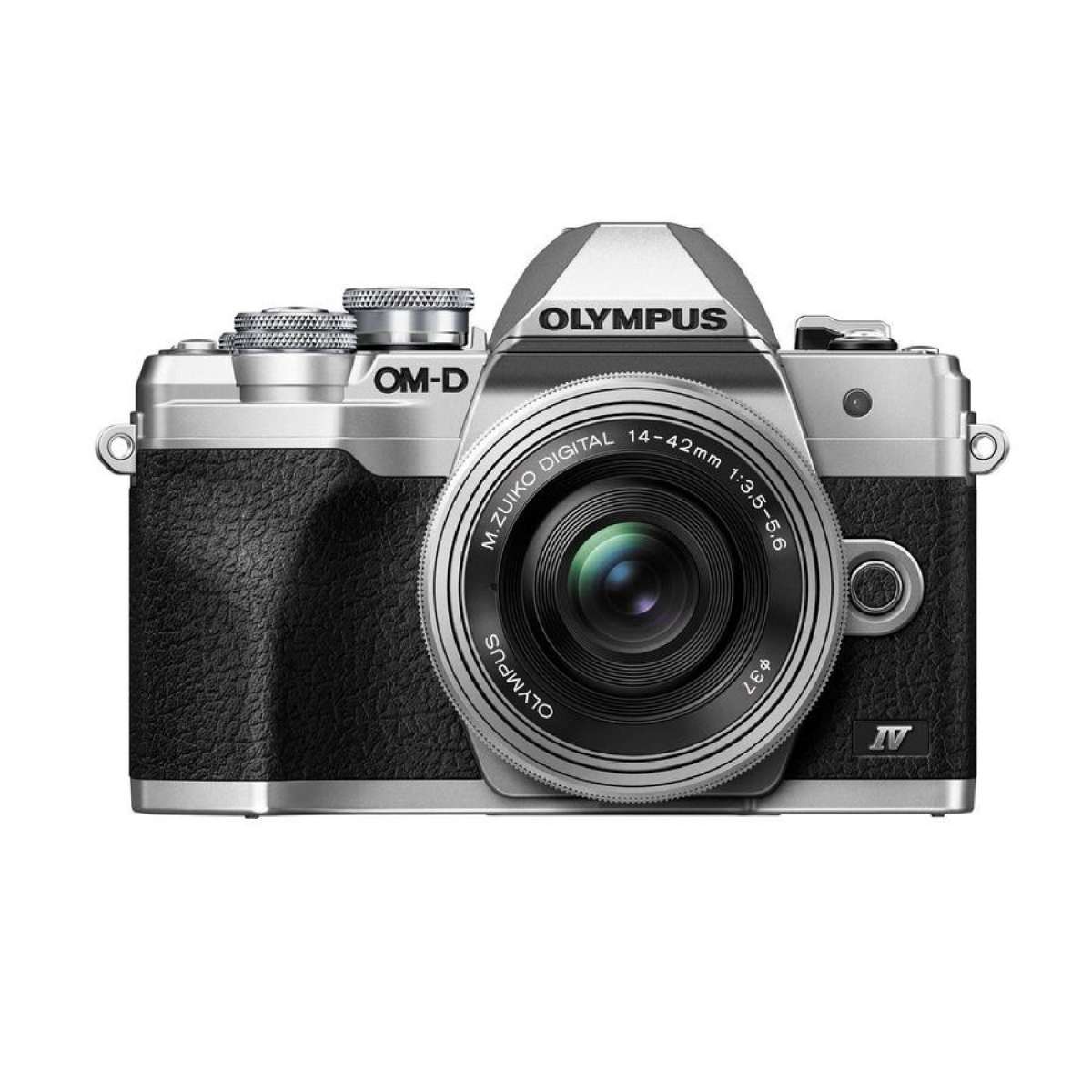 Olympus OM-D E-M10 Mark IV Silver Body w/14-42mm EZ Lens Compact System Camera