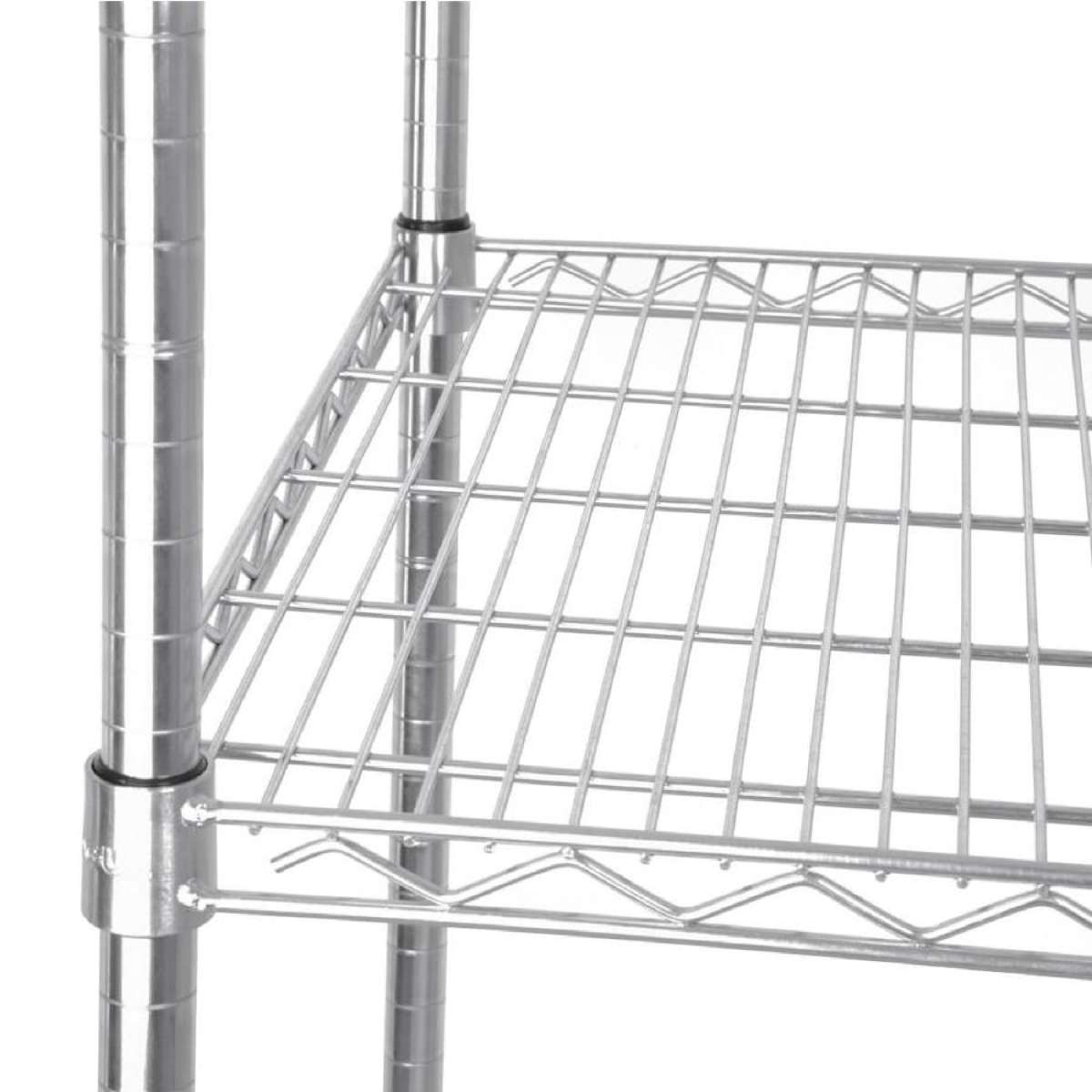 Vogue Flat Pack 4 Shelf Unit St/St - 610x1220mm