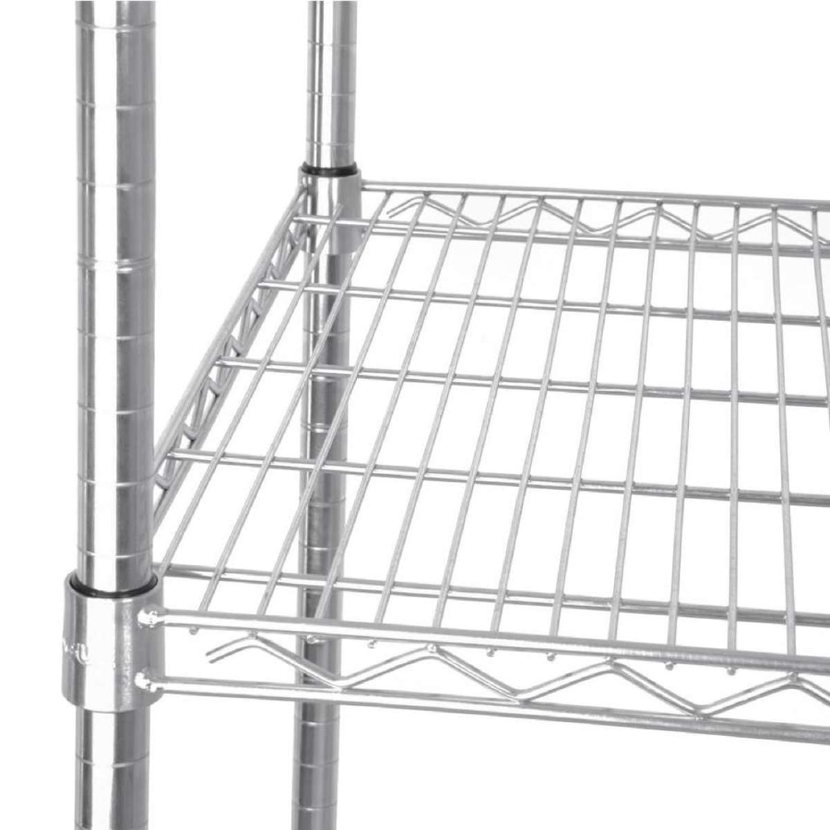Vogue Flat Pack 4 Shelf Unit St/St - 610x1830mm