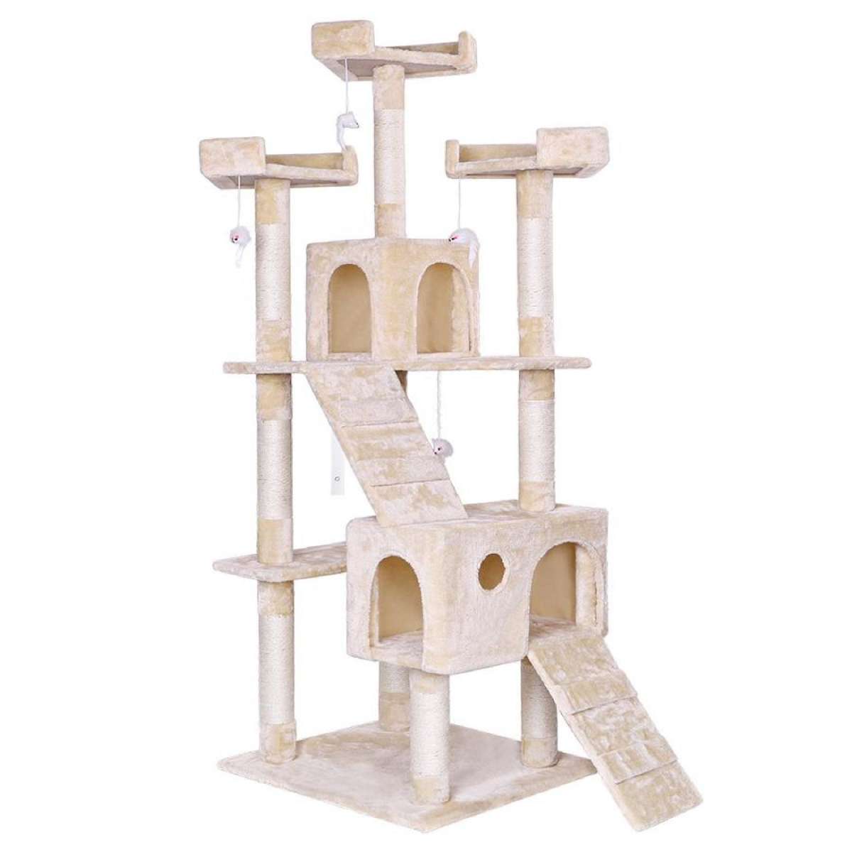 BEASTIE 180cm Cat Tree Beige