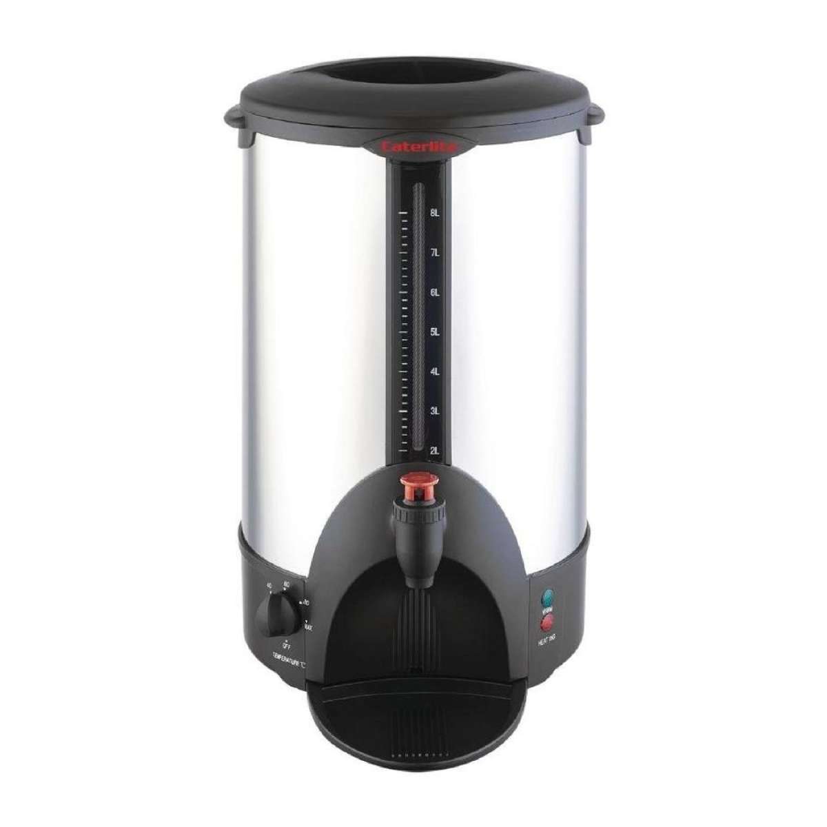 Caterlite Water Urn - 8Ltr 1.8kW (Light Duty Use)- Commercial