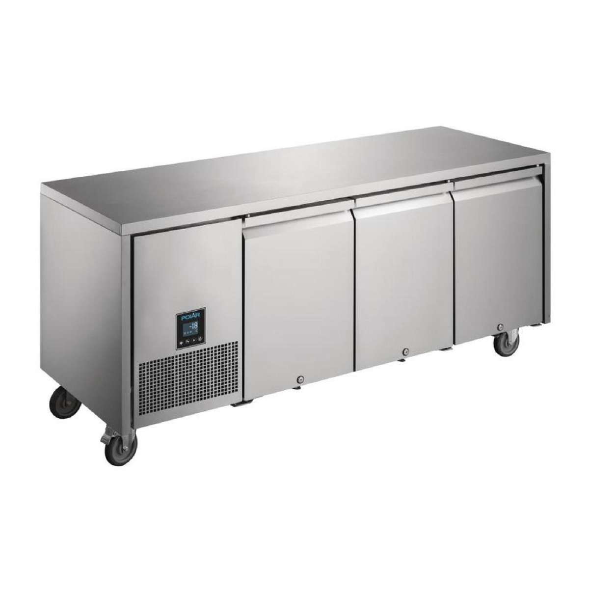 Polar U series Premium 3 Door Counter Freezer- Commercial